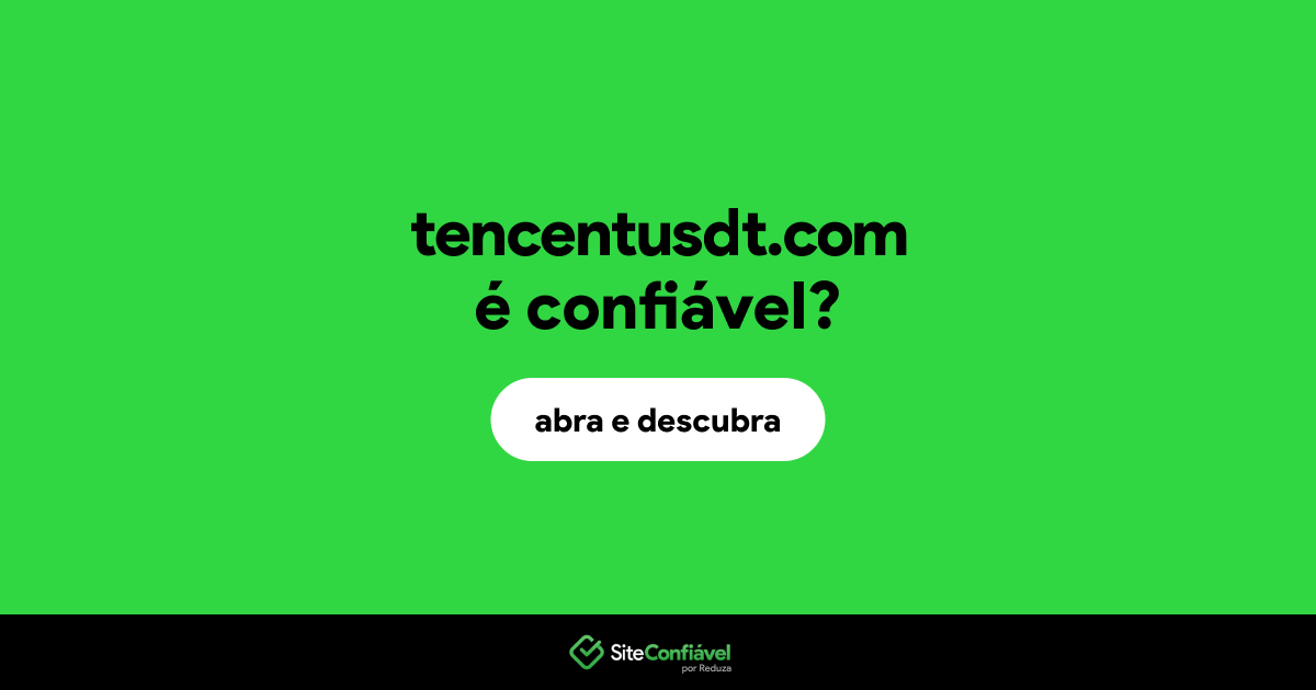 O site tencentusdt.com é confiável?