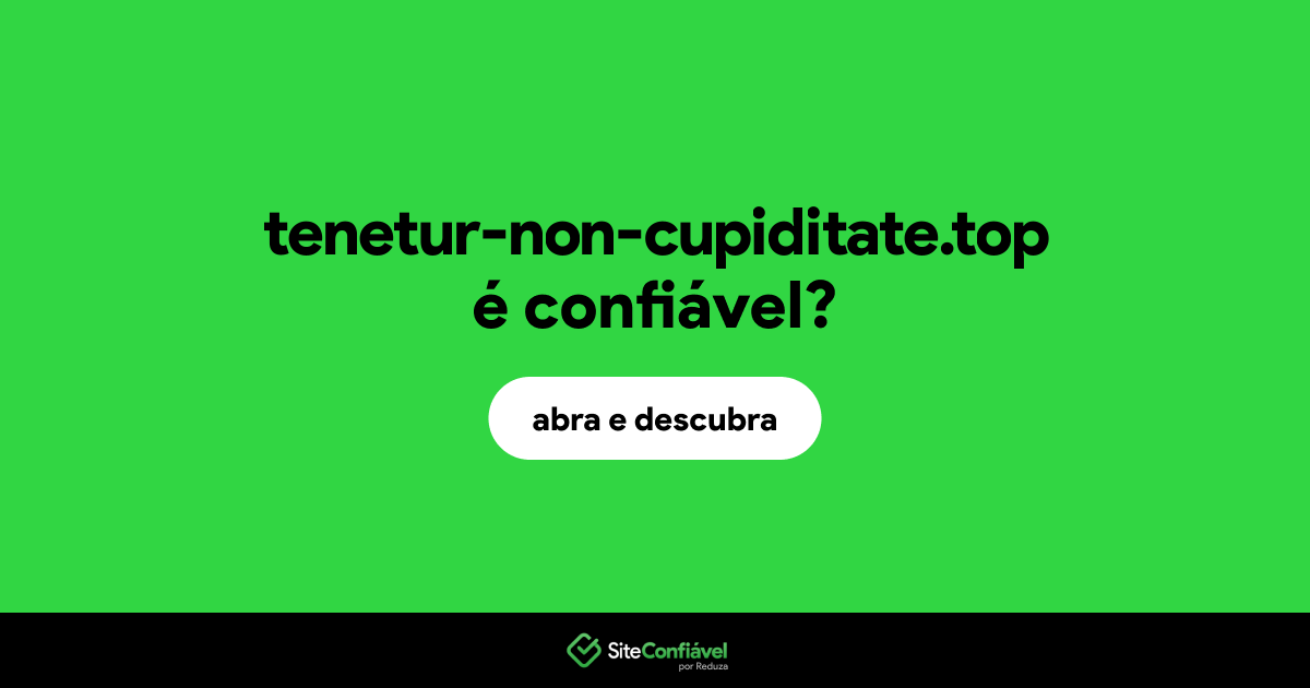 O site tenetur-non-cupiditate.top é confiável?
