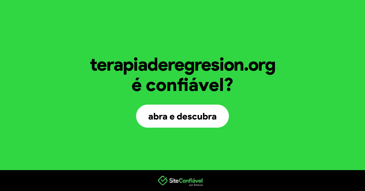 O site terapiaderegresion.org é confiável?