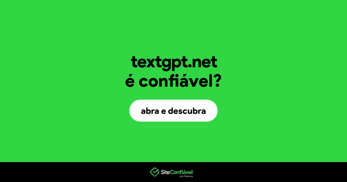 O site textgpt.net é confiável?