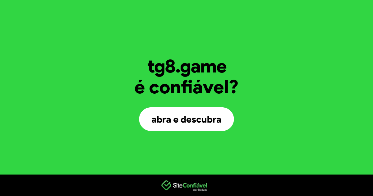 O site tg8.game é confiável?
