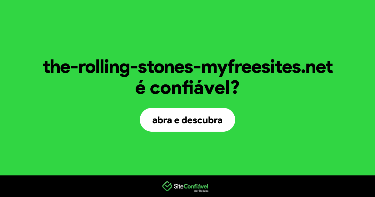 O site the-rolling-stones-myfreesites.net é confiável?