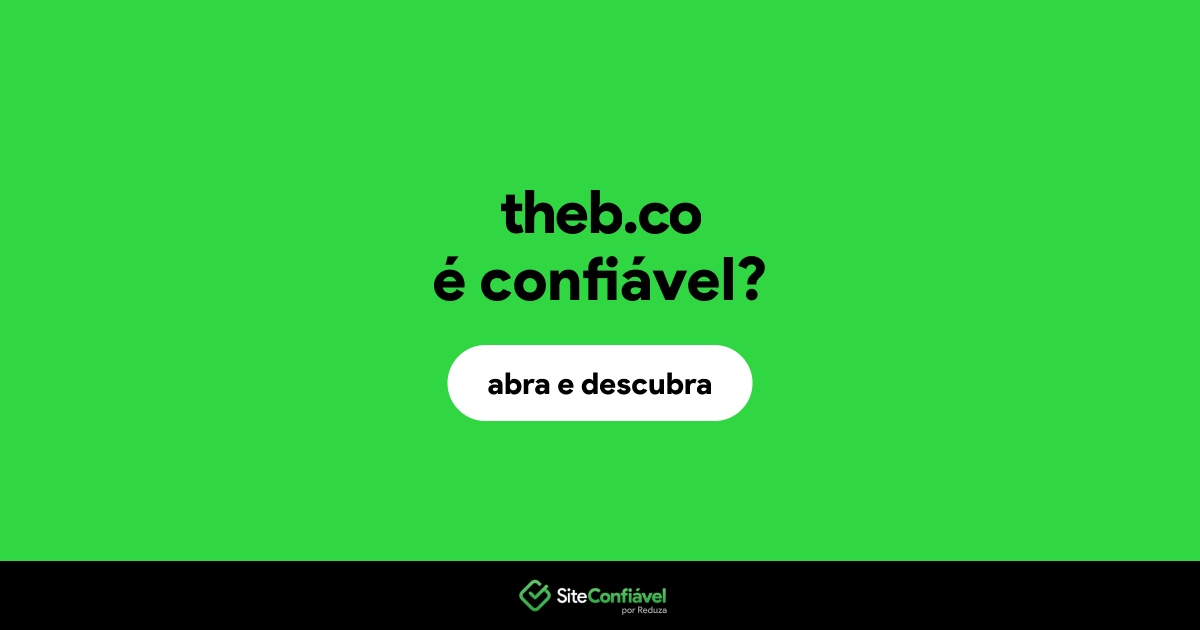 O site theb.co é confiável?