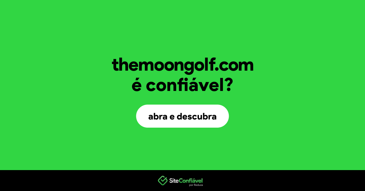 O site themoongolf.com é confiável?