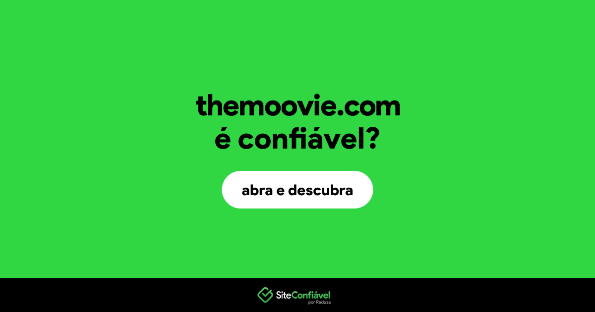 O site themoovie.com é confiável?