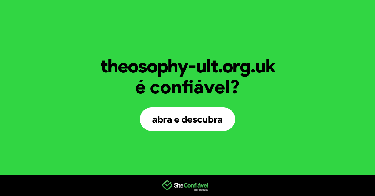 O site theosophy-ult.org.uk é confiável?