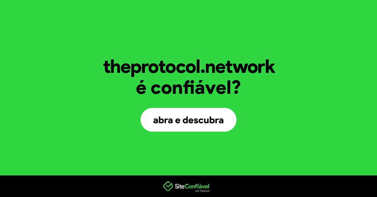 O site theprotocol.network é confiável?