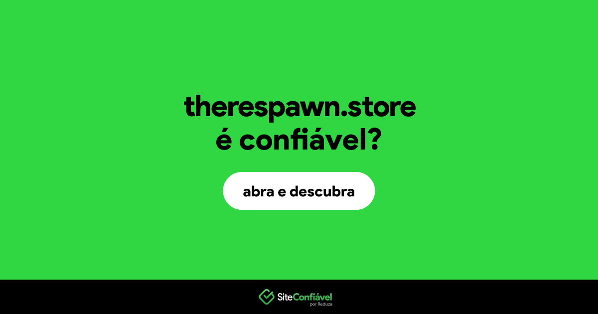 O site therespawn.store é confiável?