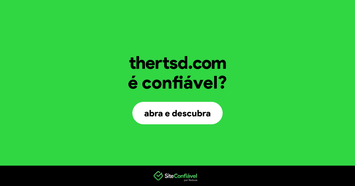 O site thertsd.com é confiável?