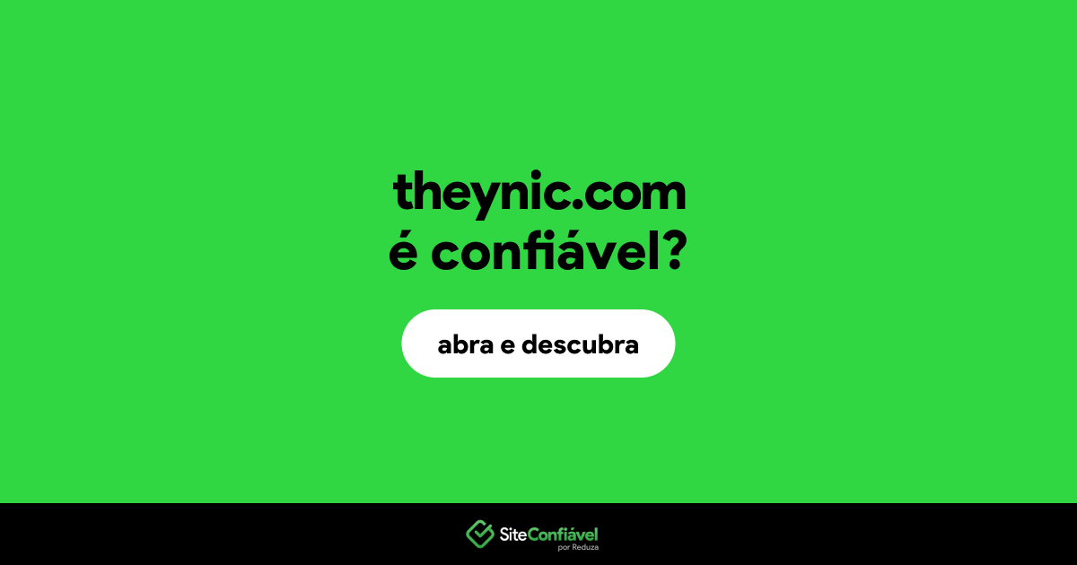 O site theynic.com é confiável?