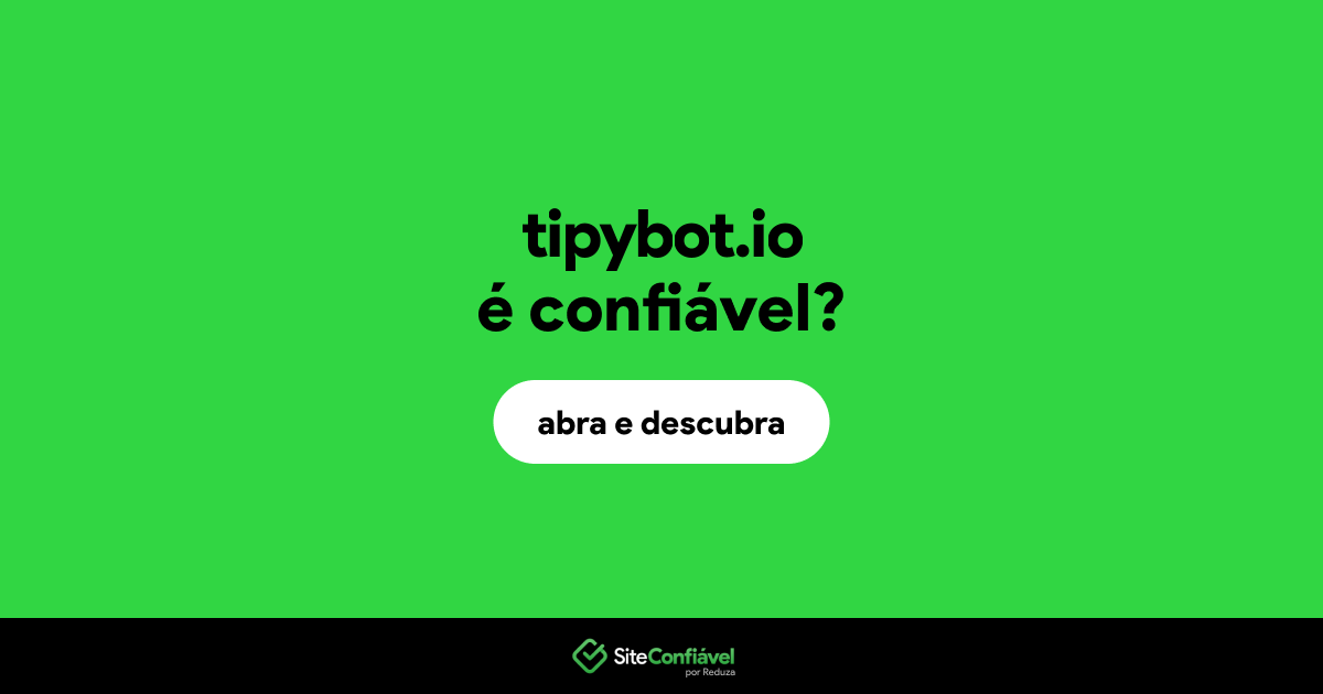 O site tipybot.io é confiável?