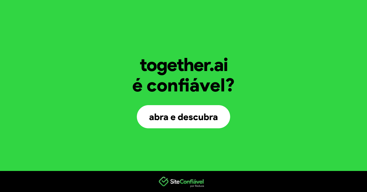 O site together.ai é confiável?