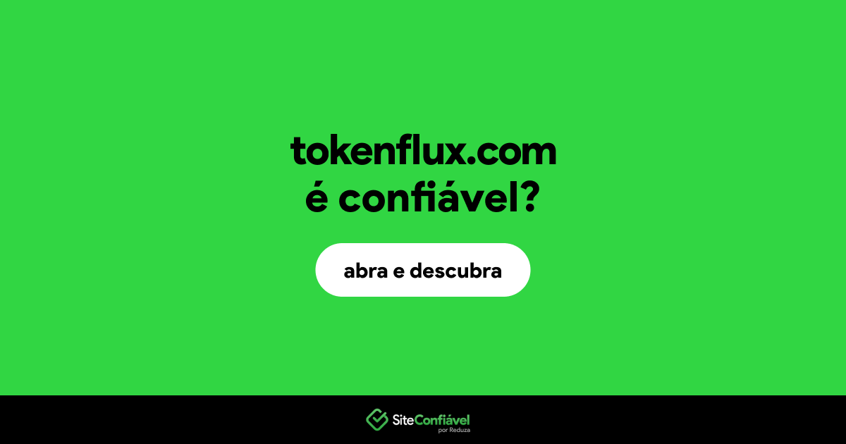 O site tokenflux.com é confiável?