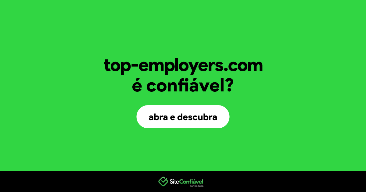 O site top-employers.com é confiável?