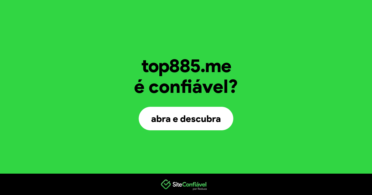 O site top885.me é confiável?