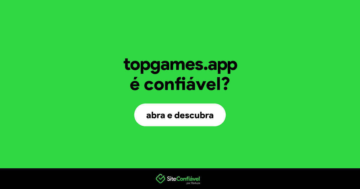O site topgames.app é confiável?