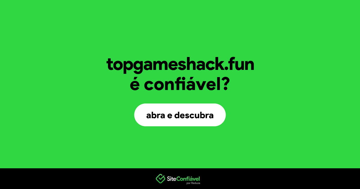 O site topgameshack.fun é confiável?