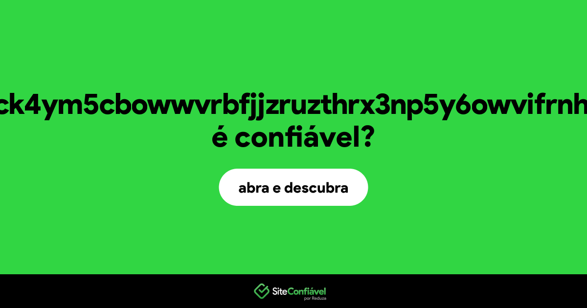 O site torbay3253zck4ym5cbowwvrbfjjzruzthrx3np5y6owvifrnhy5ybid.onion é confiável?
