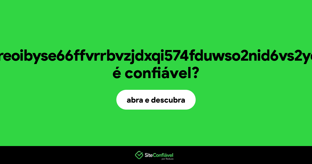 O site torpedodlvreoibyse66ffvrrbvzjdxqi574fduwso2nid6vs2yozxad.onion é confiável?