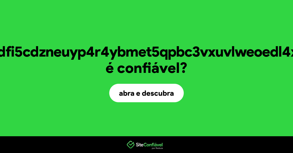 O site torzonzau4bdfi5cdzneuyp4r4ybmet5qpbc3vxuvlweoedl4xqdllyd.onion é confiável?