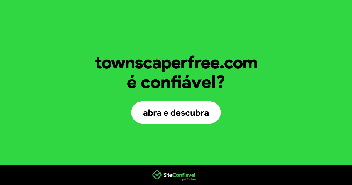 O site townscaperfree.com é confiável?