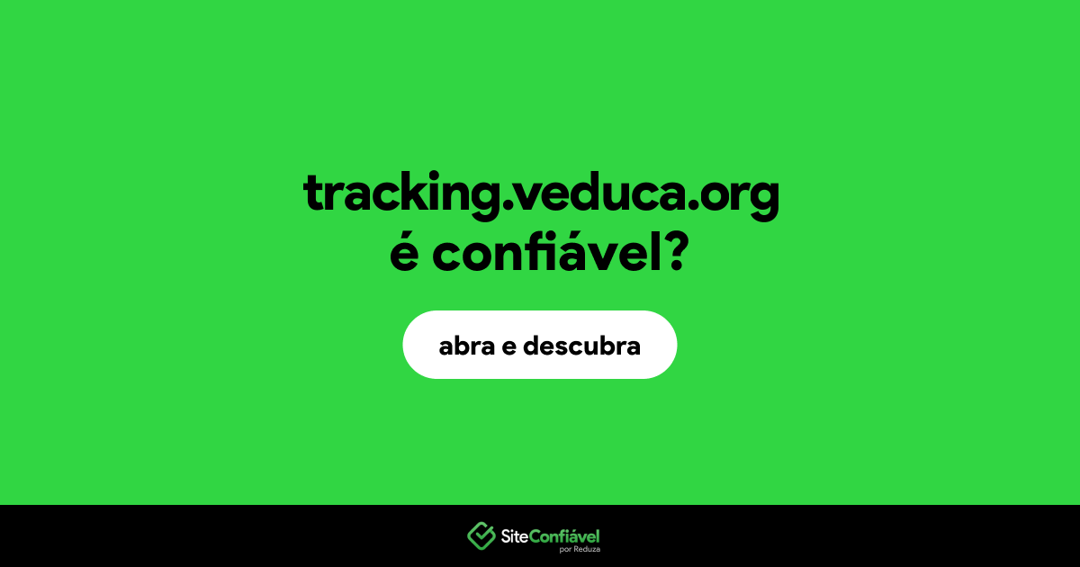 O site tracking.veduca.org é confiável?
