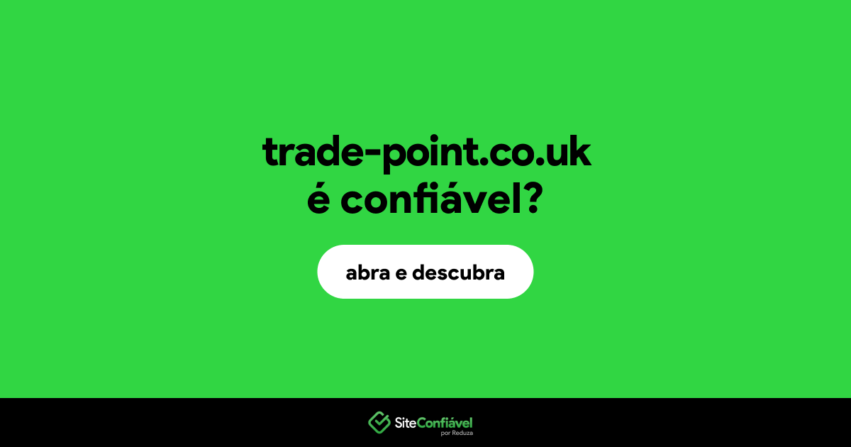 O site trade-point.co.uk é confiável?