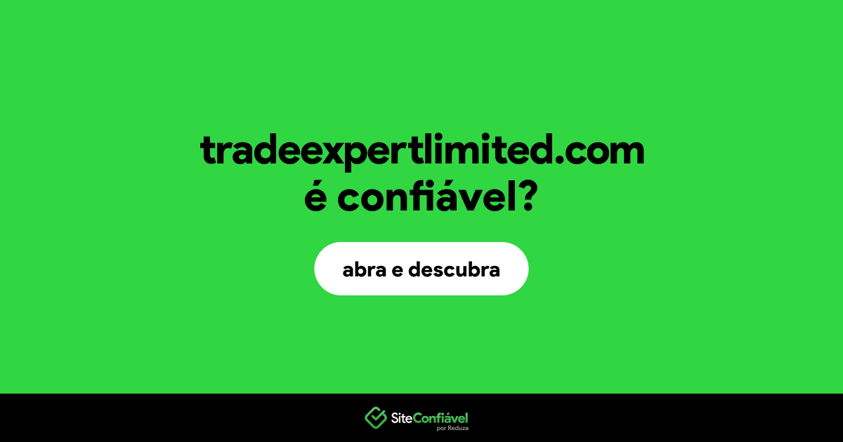 O site tradeexpertlimited.com é confiável?