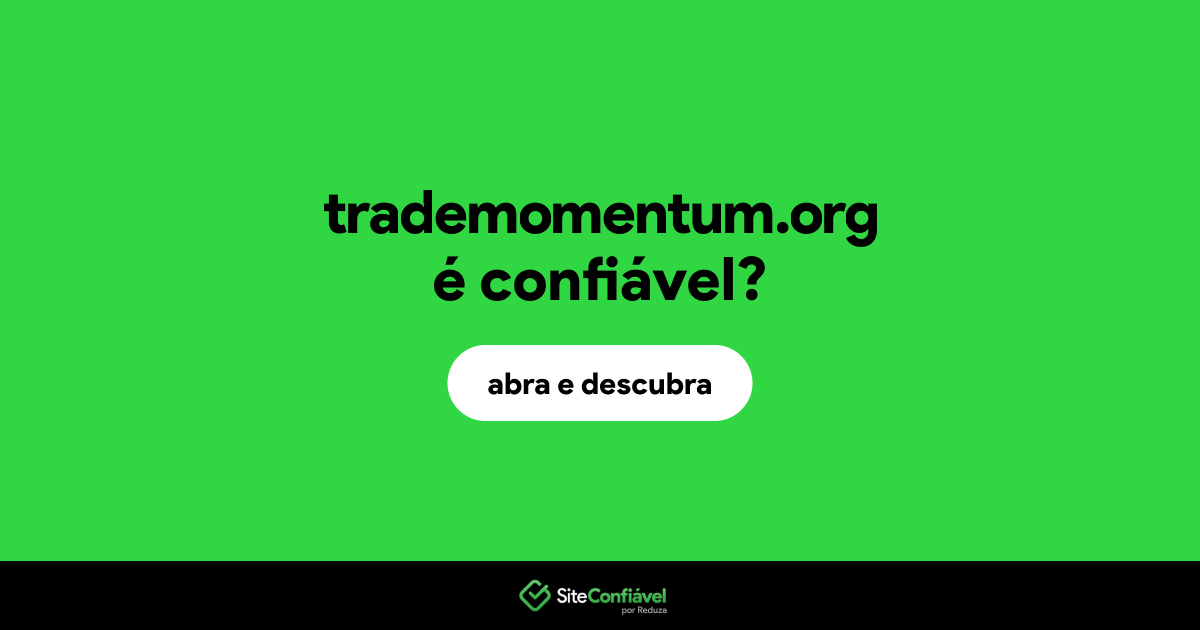 O site trademomentum.org é confiável?
