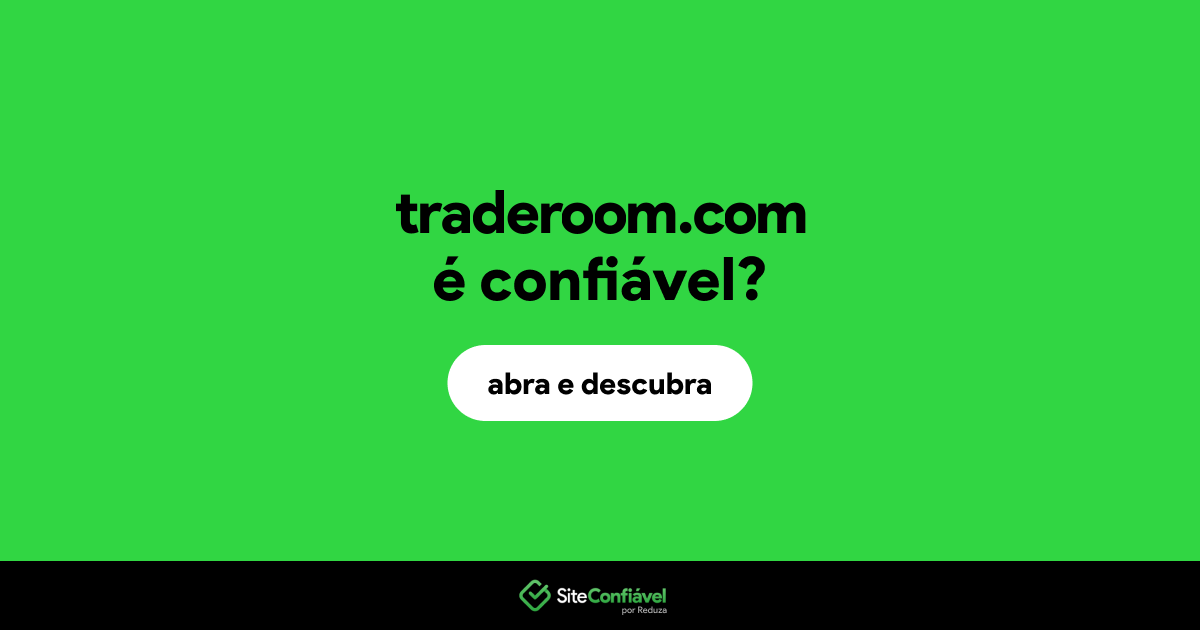 O site traderoom.com é confiável?