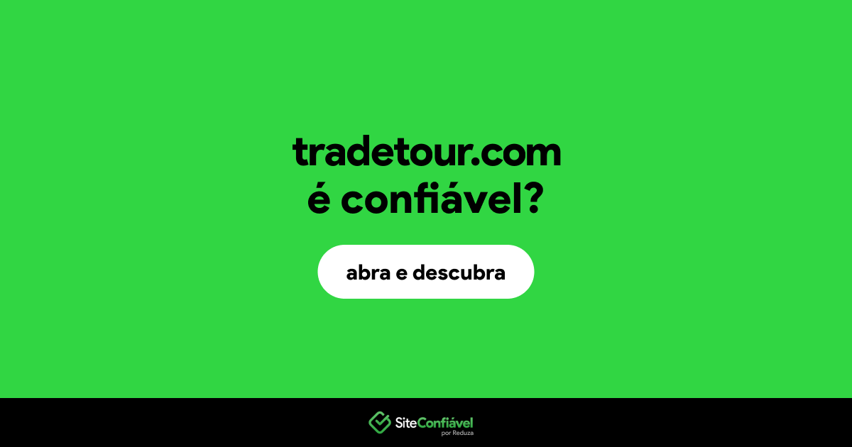 O site tradetour.com é confiável?