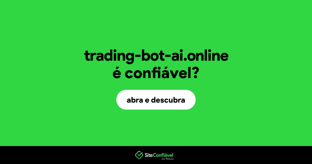 O site trading-bot-ai.online é confiável?