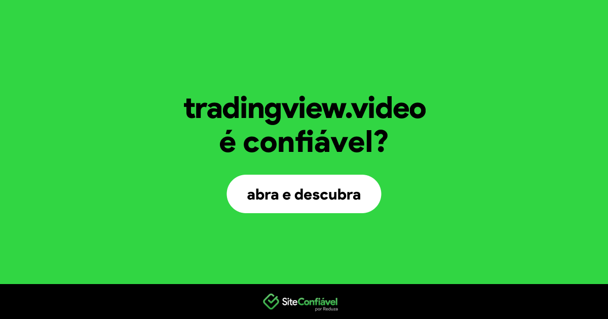 O site tradingview.video é confiável?
