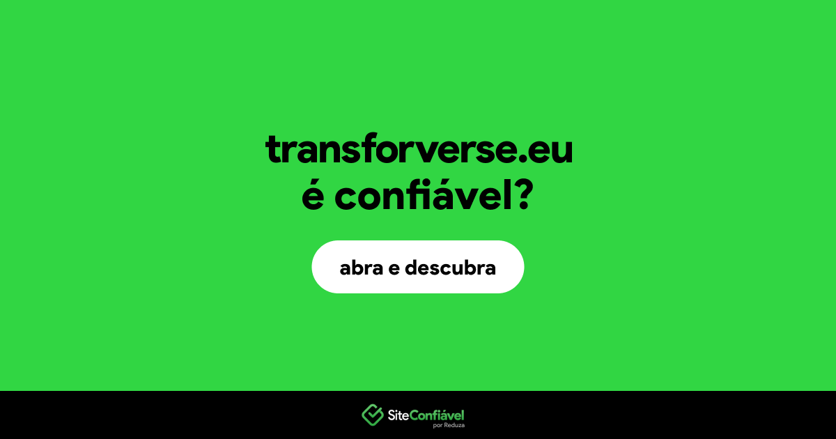 O site transforverse.eu é confiável?