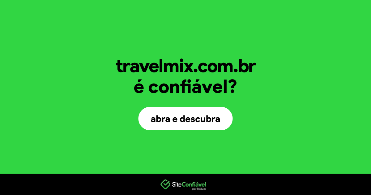 O site travelmix.com.br é confiável?