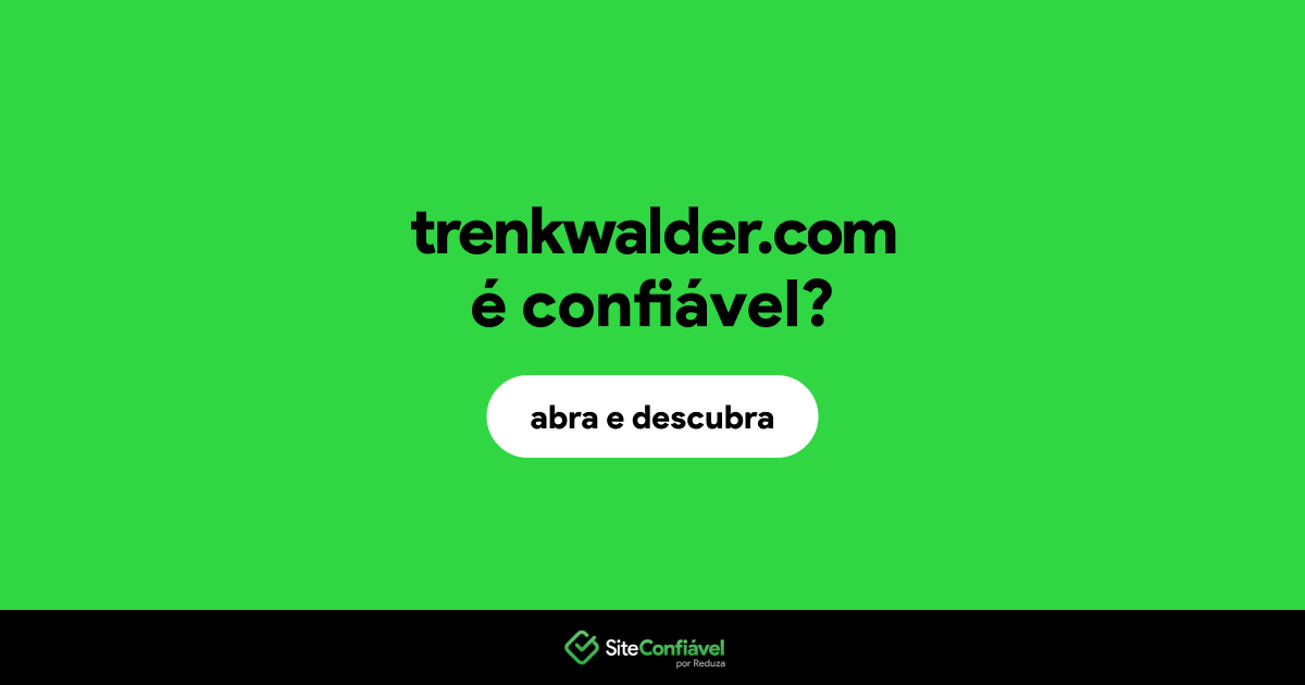 O site trenkwalder.com é confiável?