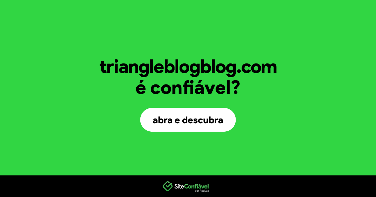 O site triangleblogblog.com é confiável?