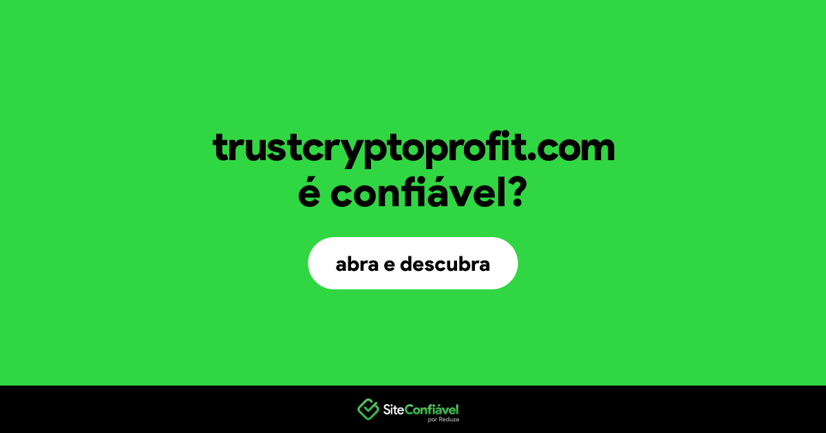 O site trustcryptoprofit.com é confiável?