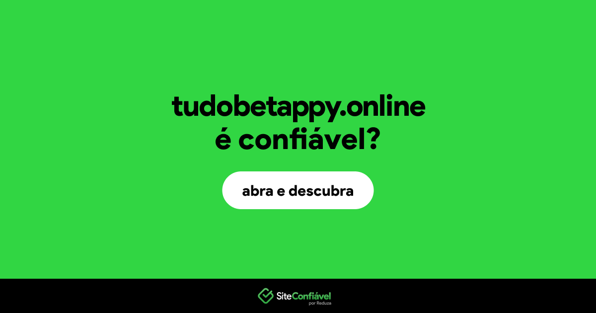 O site tudobetappy.online é confiável?
