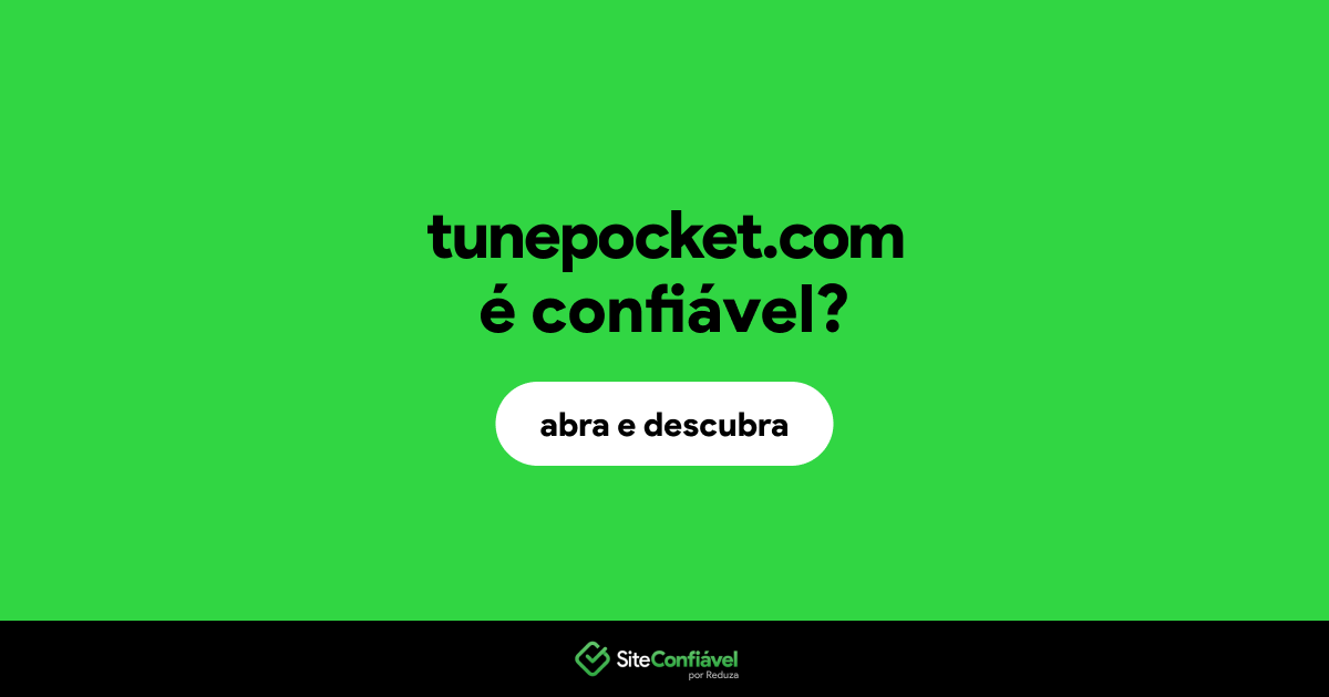 O site tunepocket.com é confiável?