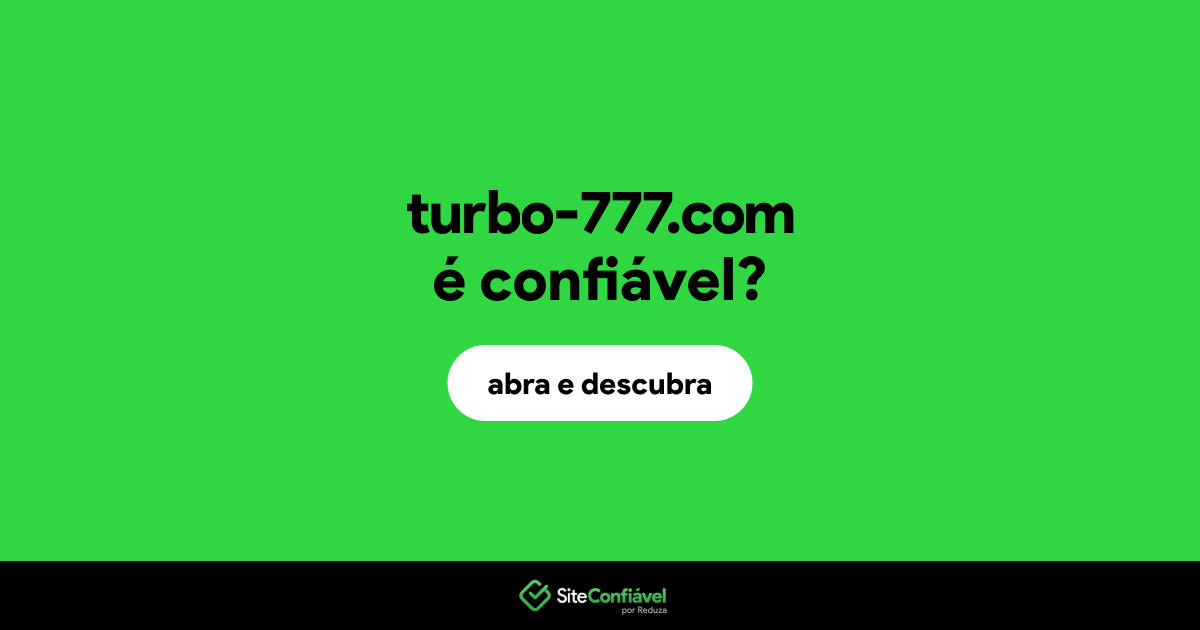 O site turbo-777.com é confiável?