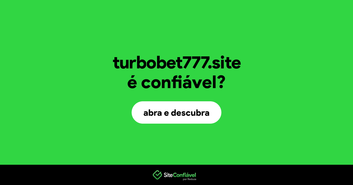 O site turbobet777.site é confiável?