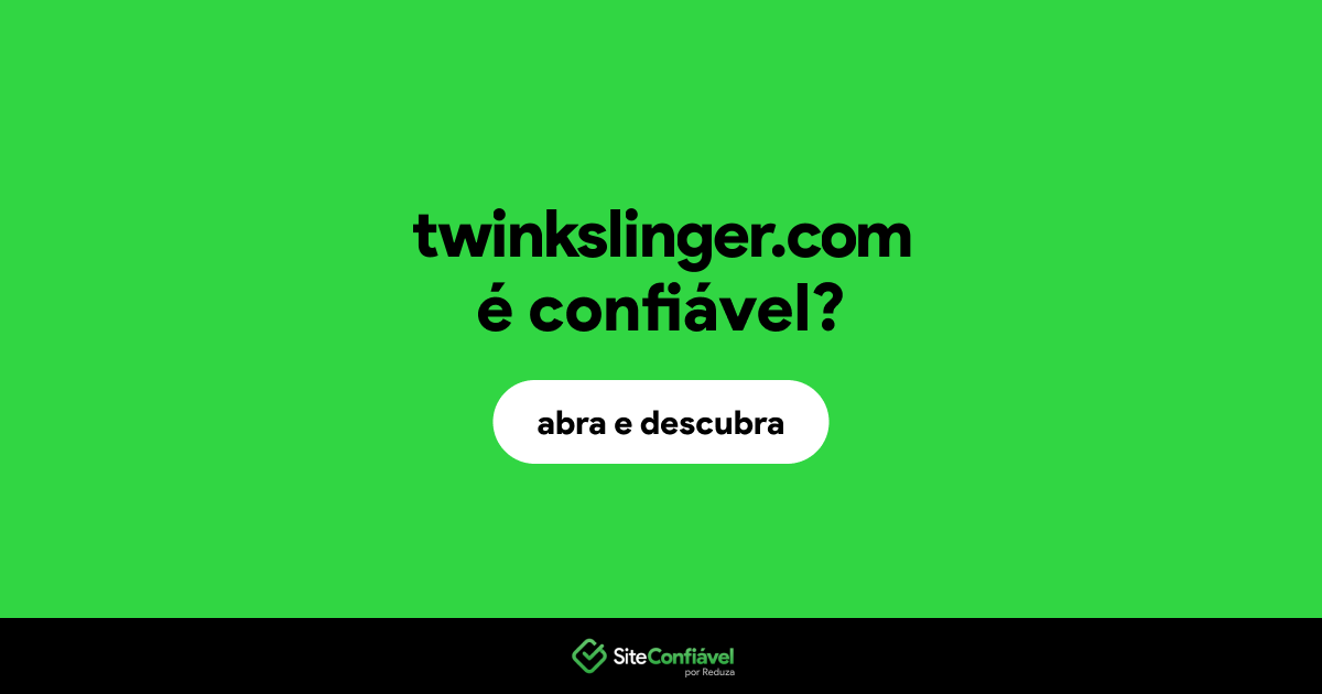 O site twinkslinger.com é confiável?