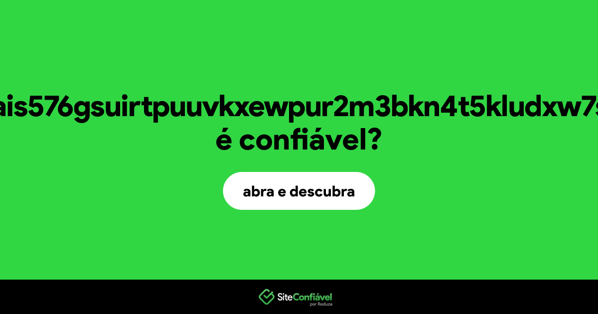 O site tx3rlqycg7wais576gsuirtpuuvkxewpur2m3bkn4t5kludxw7sq4gad.onion é confiável?