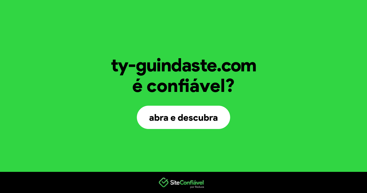 O site ty-guindaste.com é confiável?