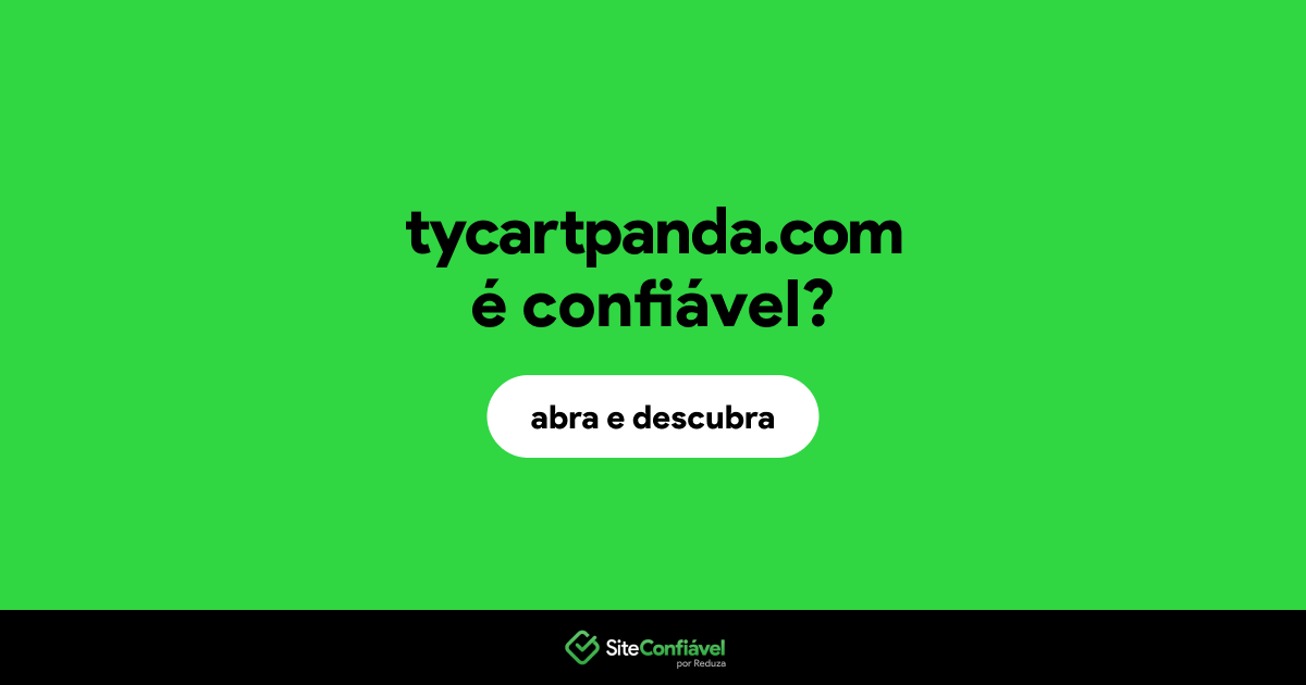 O site tycartpanda.com é confiável?