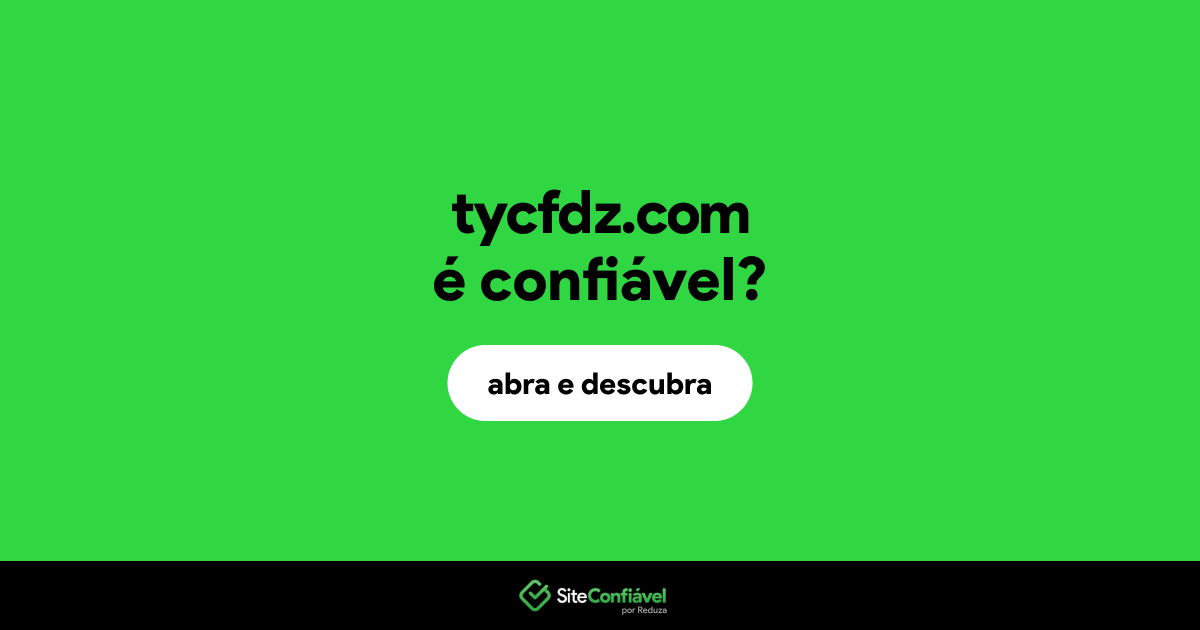 O site tycfdz.com é confiável?