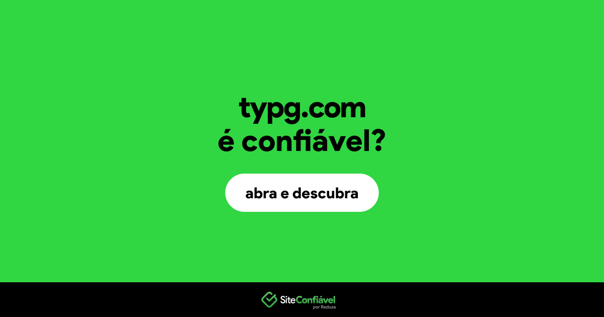 O site typg.com é confiável?