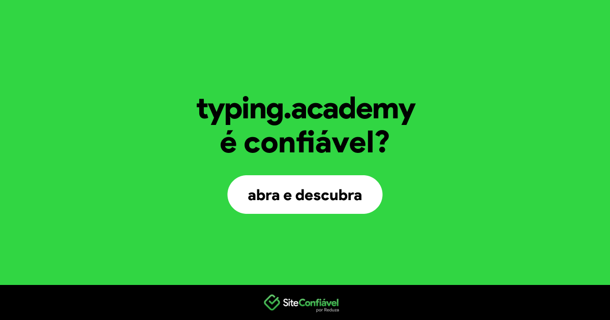O site typing.academy é confiável?
