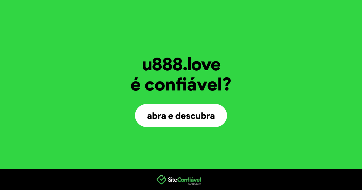 O site u888.love é confiável?